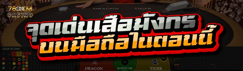 จุดเด่นเสือมังกร บนมือถือในตอนนี้